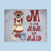 M is for Mum postcards