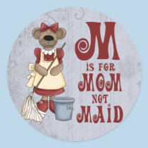M is for Mum stickers