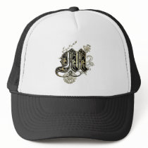 "M" monogram hat