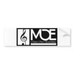 M.O.E Bumper Sticker bumper stickers