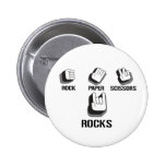 \m/ Rock On Pinback Button