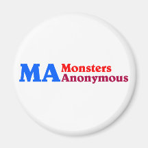 MA Monsters Anonymous Kühlschrankmagnete