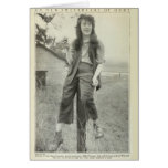 Mabel Normand 1917 production photography Greeting Cards
