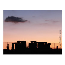 Mabon 2010 Stonehenge Sunset Post Cards