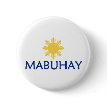 Mabuhay Pinback Button