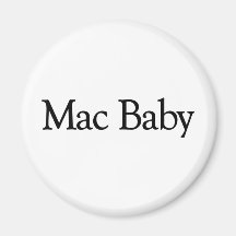 Mac Baby Refrigerator Magnets