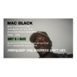 MAC BLACK, BCM~CLOTHING & ETC., MAC BLACK ... BUSINESS CARD