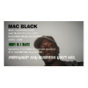 MAC BLACK, BCM~CLOTHING & ETC., MAC BLACK ... business cards