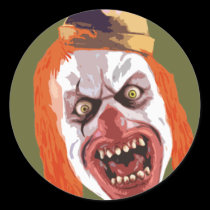 Macabre Clown stickers
