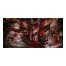 Macabre - Dolls - Having a friend for dinner Picture Card