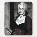 Macabre Mistress Gothic Vampire Art Mousepad