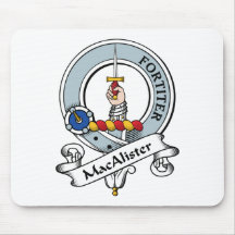 MacAlister Clan Badge Mouse Mats