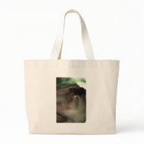 Macaque Monkey Borneo Canvas Bags