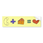Macaroni & Cheese Bumper Sticker