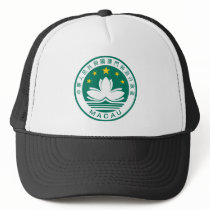 Macau Coat of Arms Mesh Hats