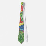 Macaw Design Men's Tie