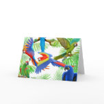 Macaw Jungle Greeting Card