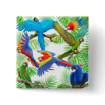 Macaw Jungle Pin buttons