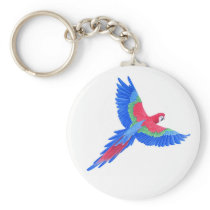 Macaw Keychain