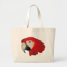 Macaw Parrot Canvas Bags