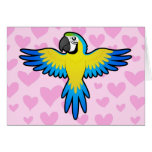 Macaw / Parrot Love Greeting Card