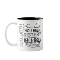 Macbeth Killing Swine Quote Mugs
