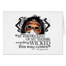 Macbeth Quote Greeting Card