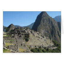 Macchu Picchu Greeting Card