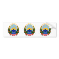 Macedonia Coat of Arms Bumper Stickers