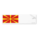 Macedonia Flag bumper stickers