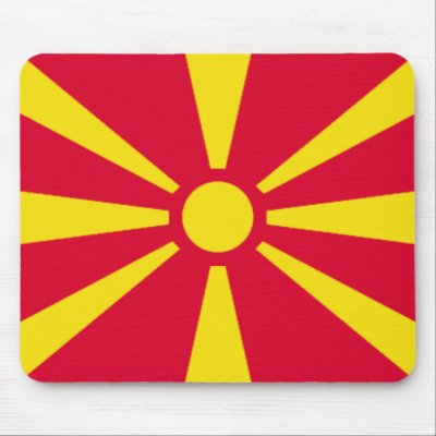 Macedonia Flag Mousepad by jacinto888