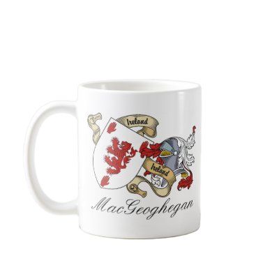 MacGeoghegan Family Crest Mug by coatsofarms