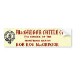 MacGREGOR CATTLE CO. bumper stickers