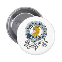 MacGregor Clan Badge Button