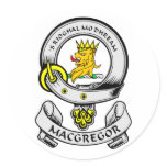 MACGREGOR Coat of Arms stickers