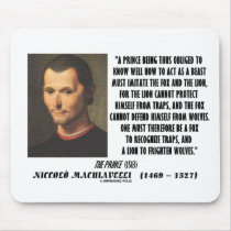 Machiavelli Prince Imitate Fox and the Lion Quote