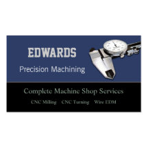 Machine Shop Business Card