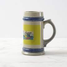 macho beach beer coffee mugs