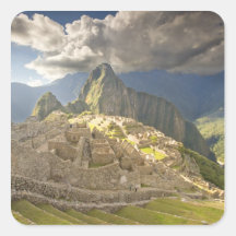 Machu Picchu, ancient ruins, UNESCO world 2 Sticker