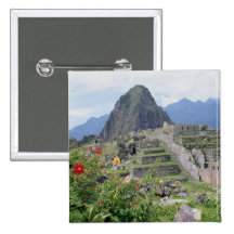 Machu Picchu, Peru Pinback Buttons