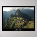 Machu Picchu Poster - New 7 Wonders of the World posters