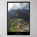 Machu Picchu Poster (Seven Wonders of the World) posters