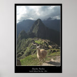 Machu Picchu Poster (Seven Wonders of the World) posters