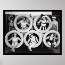 Mack Sennett Bathing Beauties 1922 Print