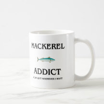 Mackerel Addict Mugs