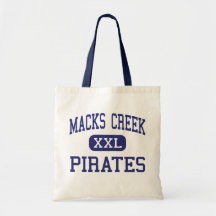 Macks Creek - Pirates - High - Macks Creek Tote Bags