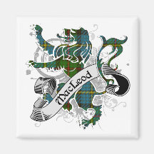 MacLeod Tartan Lion Magnets