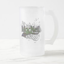 MacNeil Tartan Grunge Coffee Mugs