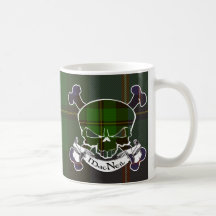 MacNeil Tartan Skull Coffee Mugs