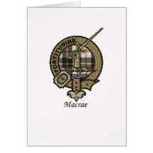 Macrae Clan Crest Greeting Card